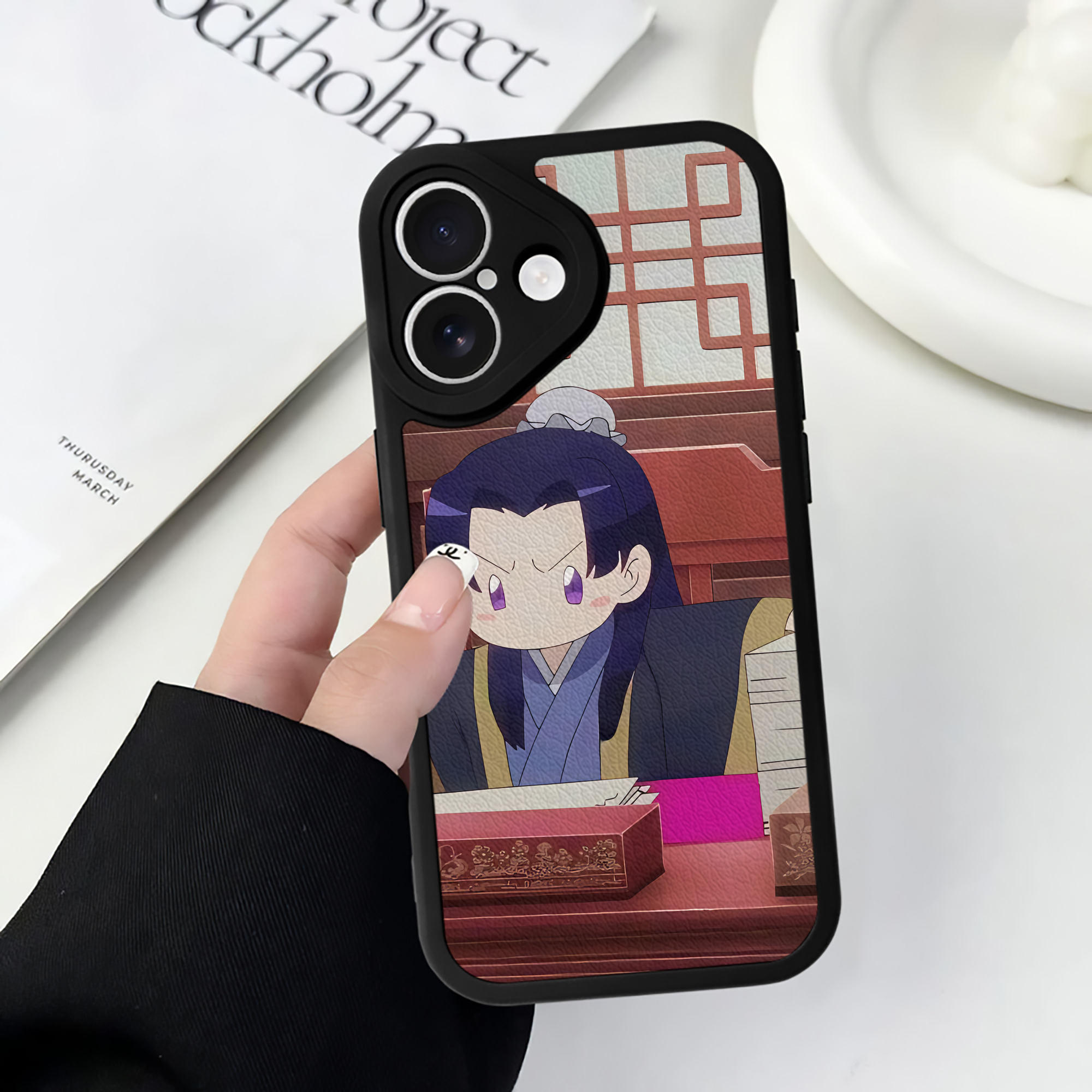 薬屋のひとりごと The Apothecary Diaries 【iPhone 16シリーズ対応】シリコンスマホケース（レザー調） 材質：シリコン